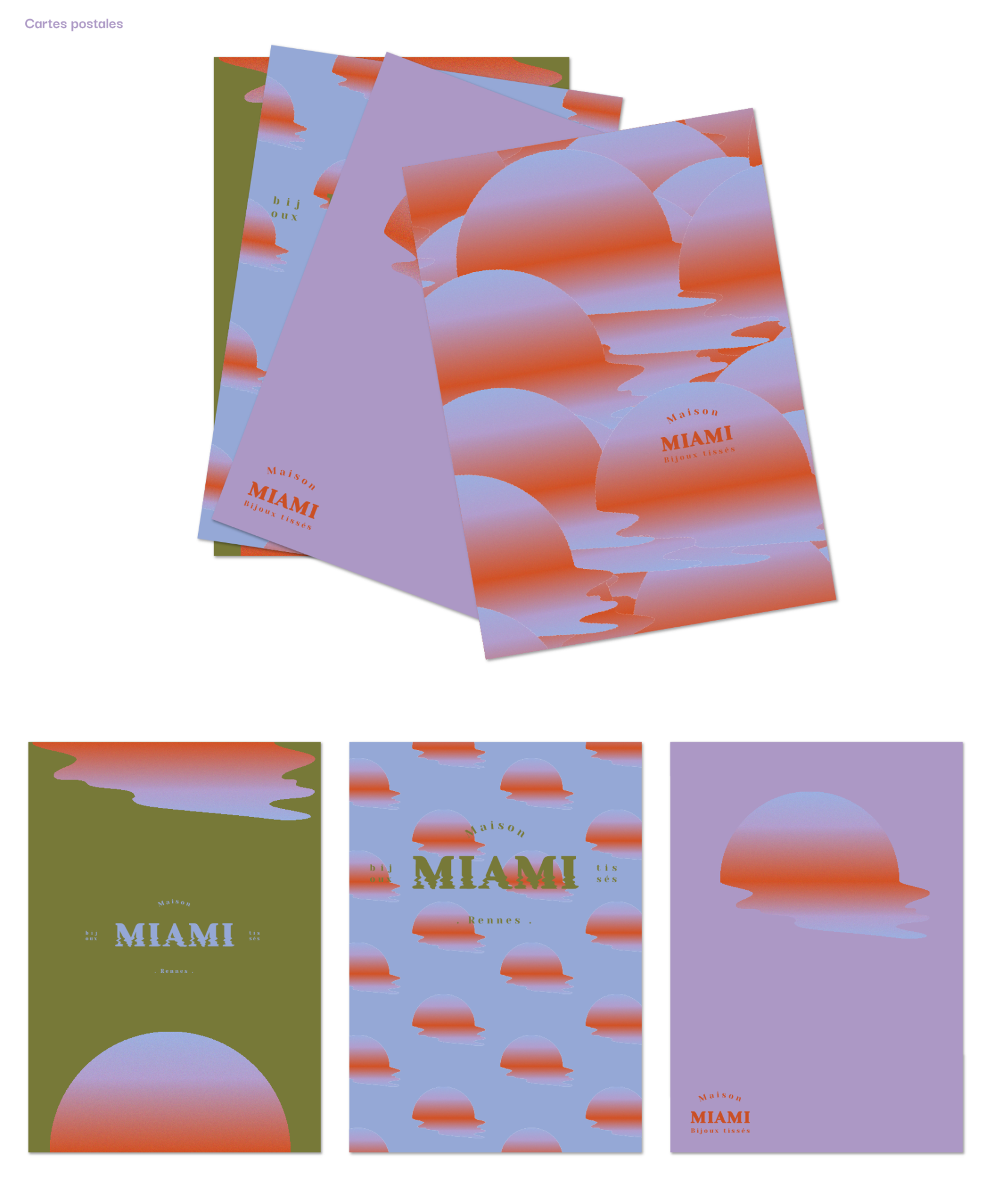 Carte postales Maison Miami